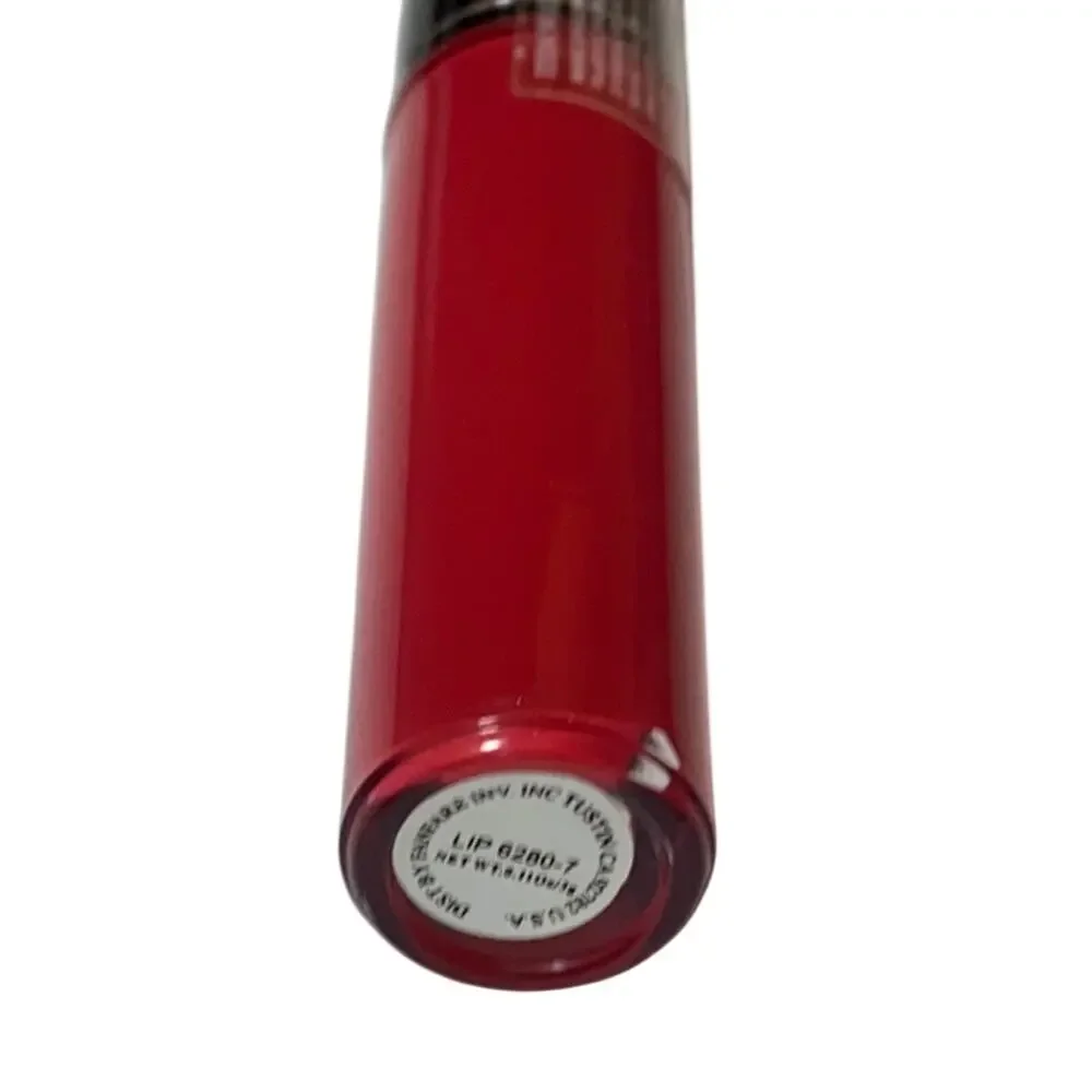 Amuse 2 Way Lip Gloss Duo Aloe Vera Vitamin E Red Color Tinted Shine 6280-7 New